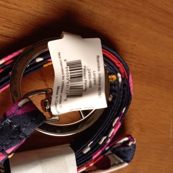 Vera Bradley Lanyard Painted Paisley - Picture 2 of 3
